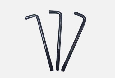 L-shaped anchor bolts