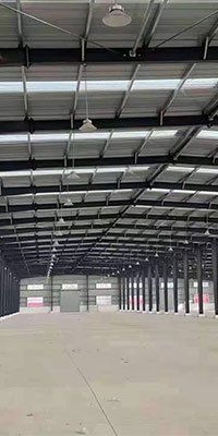 Steel-framed industrial buildings